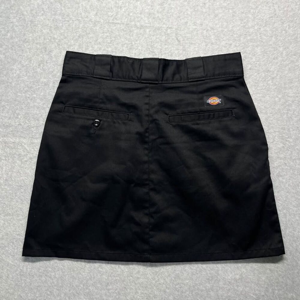 Dickies Women’s Black Workwear Utility Skirt W27 Uniform Cotton Blend